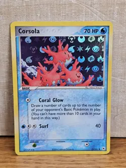 Corsola 32/101 EX Hidden Legends Reverse Holo Pokemon Card TCG - Image 1