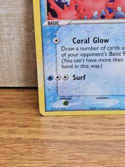 Corsola 32/101 EX Hidden Legends Reverse Holo Pokemon Card TCG - Image 5
