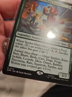 Spider-Ham, Peter Porker: Marvel's Spider-Man PACK FRESH Magic the Gathering 114 - Image 3