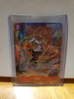ONE PIECE ENGLISH CARD GAME HOLO CARTE Sanji ST21-003 ALT EN NM - Image 1