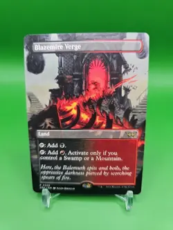 Blazemire Verge (Borderless) Duskmourn: House of Horror Regular - Image 1