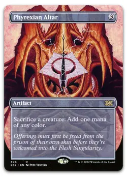 Phyrexian Altar (Borderless) #396 (NM) Double Masters 2022 2X2 Magic MTG - Image 1