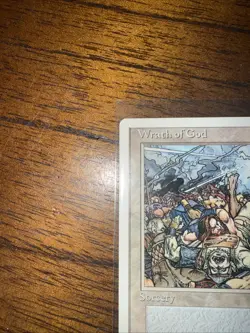 Magic The Gathering Alternate 4th - Rare -Bury All Creatures-Wrath of God - Image 5