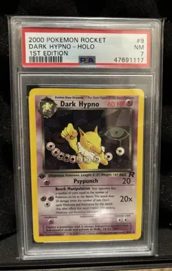 2000 Pokemon Rocket Dark Hypno - Holo 1st Edition PSA 9 - Image 1