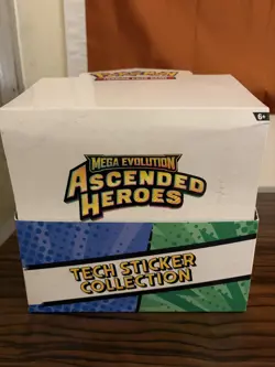 Pokemon Ascended Heroes Tech Sticker Collection Display (12-3 pack blisters) - Image 4