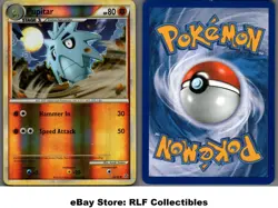 2010 Pokemon, HGSS Unleashed, #39/95 Pupitar, Reverse Holo Uncommon - Image 1