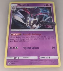 Malamar SM117 Holo STAMPED Prerelease Promo - Forbidden Light - Pokemon TCG 2018 - Image 1