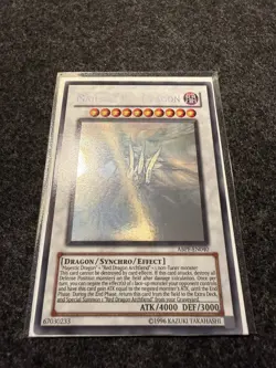 YUGIOH Ghost Rare Majestic Red Dragon ABPF-EN040 - Image 2