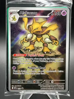 Alakazam 009 Pokemon TCG Me: Mega Evolution Black Star Promo ETB Holo Sealed - Image 1