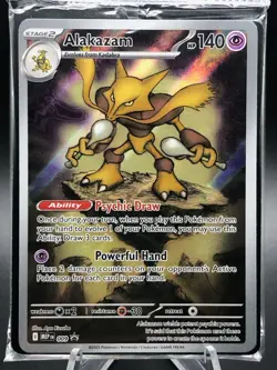 Alakazam 009 Pokemon TCG Me: Mega Evolution Black Star Promo ETB Holo Sealed - Image 1