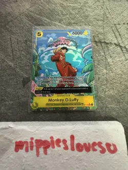 One Piece Monkey D Luffy OP07-109 SR Treasure Rare Alt Art English Edition - Image 1