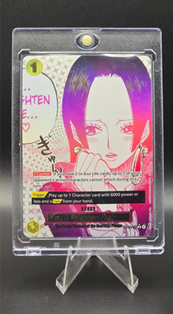 You'll Frighten Me... Alternate Art - OP14-118- One Piece: The Azure Sea's Seven - Image 1