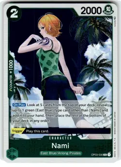 Nami (030) OP03-030 One Piece TCG Foil R NM - Image 1