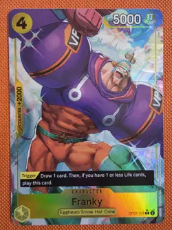 Franky Parallel OP07-107 500 Years in the Future English One Piece TCG Alt Art - Image 1