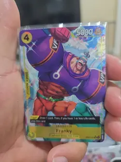 One Piece - Franky OP07-107 Rare Alt Art - NM/M Condition English - Image 1