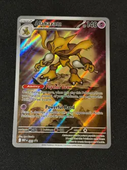 Alakazam 009 Pokemon NEAR MINT Me: Mega Evolution Promo Holo - Image 1