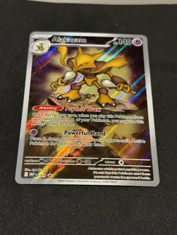 Alakazam 009 Pokemon NEAR MINT Me: Mega Evolution Promo Holo - Image 3