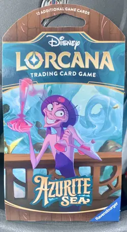 ☃ DISNEY Lorcana TCG: Azurite Sea: SLEEVED Booster Pack (1 PACK) - 12 Cards🎅🏾 - Image 3