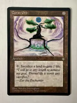 Zuran Orb Magic the Gathering Card MTG Ice Age LP Excellent Condition!!! - Image 1