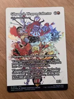 Gilgamesh Weapon Collector (Borderless) (Foil) Magic MTG Final Fantasy 0013 - Image 1