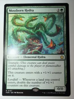 Mossborn Hydra | MTG Magic the Gathering FDN Foundations #107 NM - Image 1