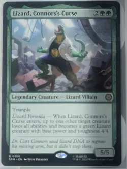 Lizard, Connors's Curse R MTG Marvel's Spider-Man M/NM, English - Image 1