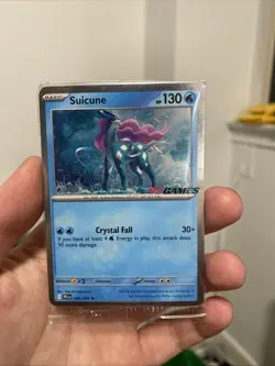 Suicune 026/094 EB Games Stamped Promo Holo Phantasmal Pokemon Card - SEALED - Image 1