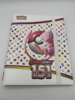 Pokemon Scarlet & Violet 151 - Mew Binder Collection - Binder Only NO CARDS - Image 1