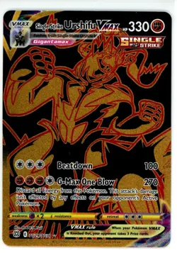 Pokemon TCG Single Strike Urshifu VMAX (Secret) TG29/TG30 Swsh09 Brilliant Stars - Image 1