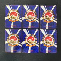 Base Set 1996 Normal Card Set of 6 Japanese Pokemon Card Old Back s007342 - Image 2