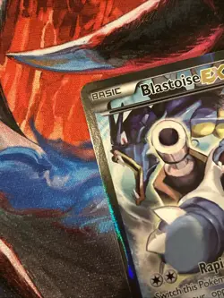 Pokemon TCG Blastoise EX XY122 Full Art Black Star Promo (MP) - Image 2