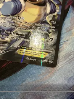Pokemon TCG Blastoise EX XY122 Full Art Black Star Promo (MP) - Image 4