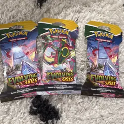 Pokemon Evolving Skies Sleeved Blister Booster Pack - New Sealed - Image 1