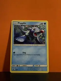 Pokemon TCG Popplio SM Black Star Promo SM03 Promo Holo Mp - Image 1