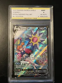 STARMIE V 2022 Pokemon #TG13/TG30 OCG 8 NM-MINT Astral Radiance FULL ART - Image 1