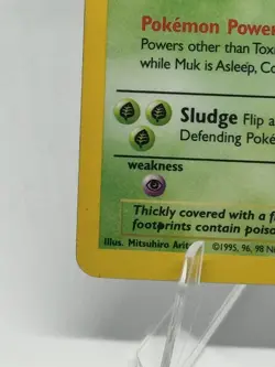 Moderately Played Muk - 13/62 - Holo Rare - Unlimited Edition Pokemon Fossil - Image 4