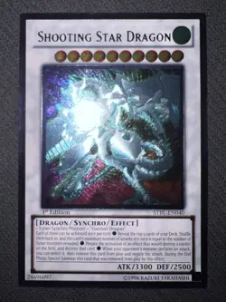 Yugioh Shooting Star Dragon 1st Edition Ultimate Rare STBL-EN040 NM (A) - Image 2