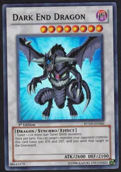 Yugioh Dark End Dragon RYMP-EN066 Super Rare 1st - VLP - Image 1