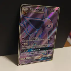 Pokemon TCG Espeon GX Full Art 140/149 SM Base Set Ultra Rare Holo 200HP Card - Image 2