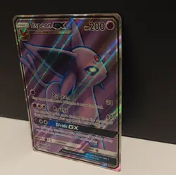 Pokemon TCG Espeon GX Full Art 140/149 SM Base Set Ultra Rare Holo 200HP Card - Image 3