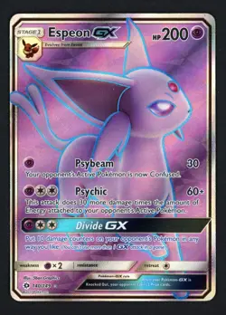 Espeon GX 140/149 SM Base Set Full Art Ultra Rare Pokemon TCG - Image 1