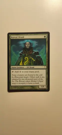 MTG Boreal Druid / Coldsnap Uncommon NM Condition Card - Image 1