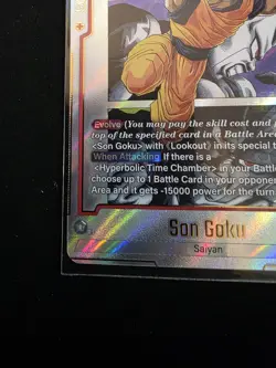 Son Goku - SB02-004 Alternate Art Manga Booster 02 Dragon Ball Card English - Image 4