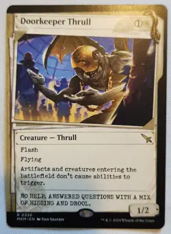 MTG Magic [x1] Doorkeeper Thrull [x1] SHOWCASE Murders at Karlov Manor M/NM - Image 1