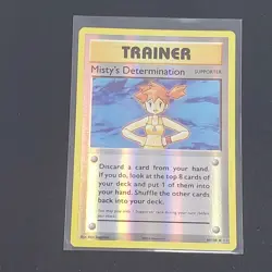 Pokemon TCG Misty's Determination XY Evolutions 80/108 Reverse Holo Uncommon - Image 1