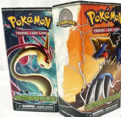 Pokemon Hydrobloom + Wildfire Theme Deck EX Emerald 2005 FACTORY SEALED MINT! - Image 1