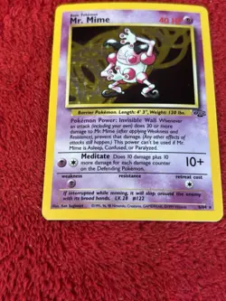 Mr. Mime 06/64 Jungle Holo Wotc Pokemon Card Lp - Image 4