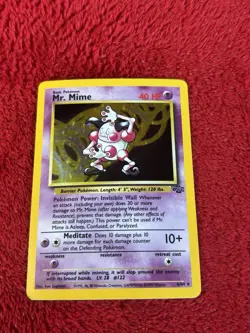 Mr. Mime 06/64 Jungle Holo Wotc Pokemon Card Lp - Image 5