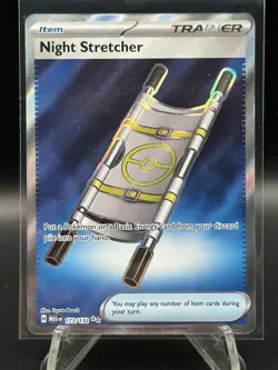 Night Stretcher 173/132 ME01: Mega Evolution Ultra Rare Holo Mint Pokemon Tcg - Image 1