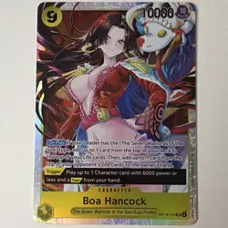 Boa Hancock OP14-112 Super Rare Full Art Holo The Azure Sea's Seven One Piece C. - Image 1